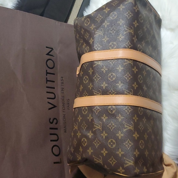 Louis Vuitton Boston Bag Keepall Monogram 45 Unisex Satchel; date code SA - Picture 15 of 17